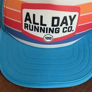 NWOT All Day Running trucker hat small